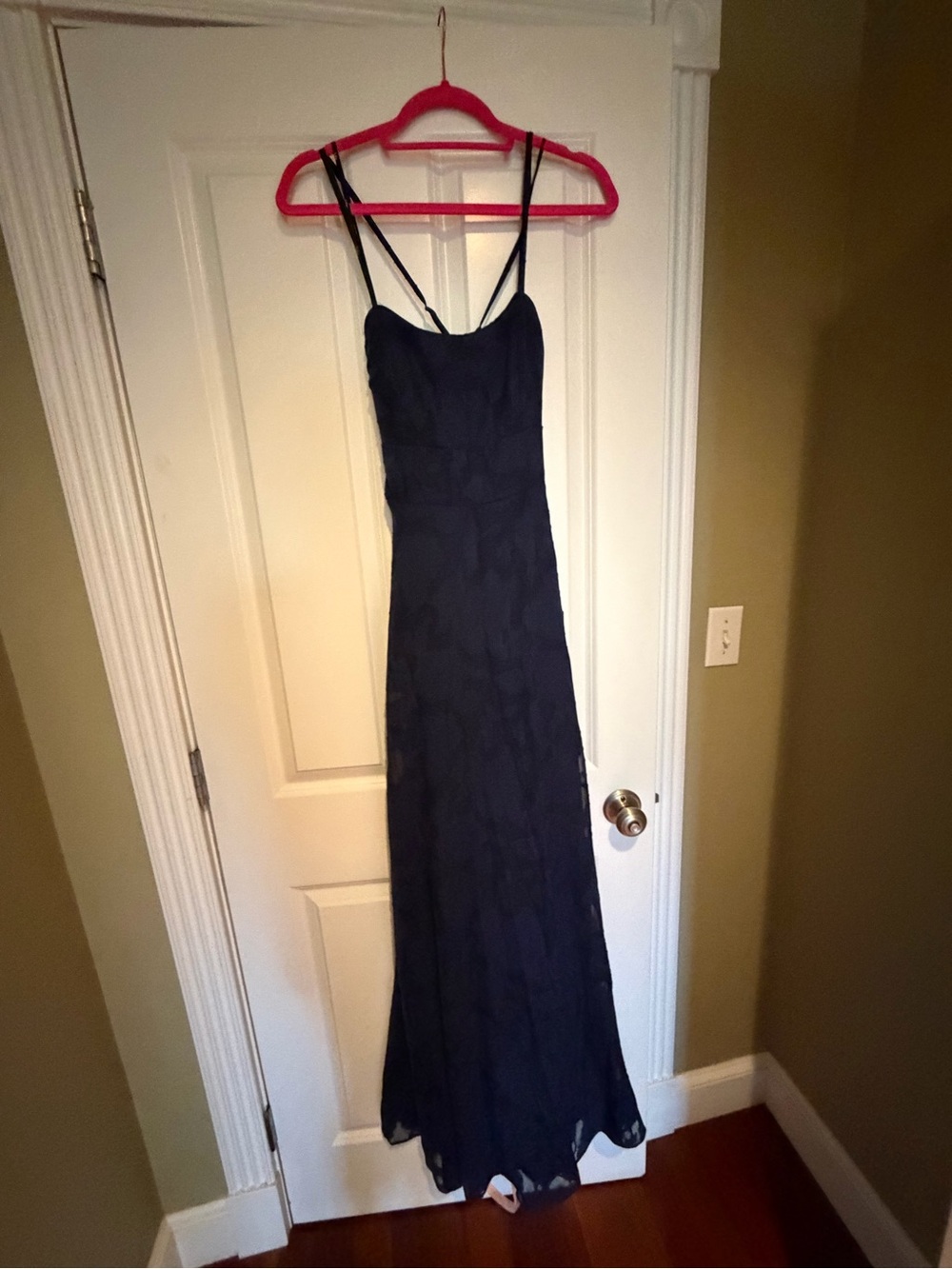 Lulu's Black Double-Strap Maxi Dress